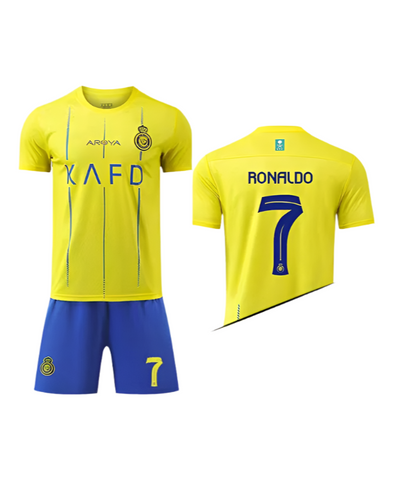 Nike Al Nassr Ronaldo Football Kit – Men's – Authentic Design, Comfortable Fit, Team Colors – Perfect for Football Fans