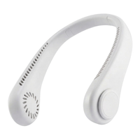 Portable Round Neck Fan - White