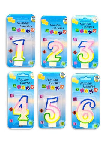 Number Candle 1 to 9 – Perfect for Happy Birthday, Anniversary & Celebration | Customizable for Any Event