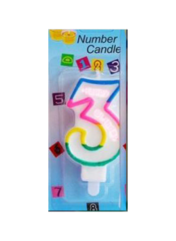 Number Candle 1 to 9 – Perfect for Happy Birthday, Anniversary & Celebration | Customizable for Any Event