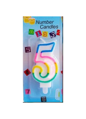 Number Candle 1 to 9 – Perfect for Happy Birthday, Anniversary & Celebration | Customizable for Any Event