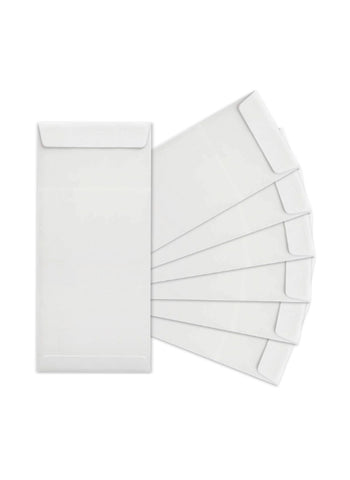 Office Letter Envelope White 9x4 – Durable, Professional Design, 50 Pcs Set – Ideal for Office Correspondence | Convenient and Reliable