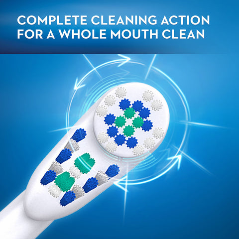 Oral-B 3D White Battery Operated Electric Toothbrush B1010 – Deep Cleaning, Battery Powered, Ergonomic Design | Electric Toothbrush