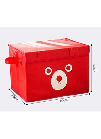 Panda Storage Boxes – Pack of 3 (40 x 28 x 28 cm) – Cute Cartoon Design, Durable Oxford Cloth, Dust-Proof | Ideal for Toys, Clothes, and Household Storage