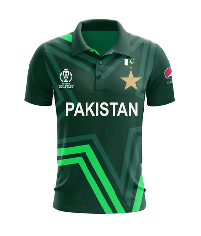 Pakistan Cricket World Cup Jersey 2023 – Replica, High-Quality, Stylish – Perfect for Fans