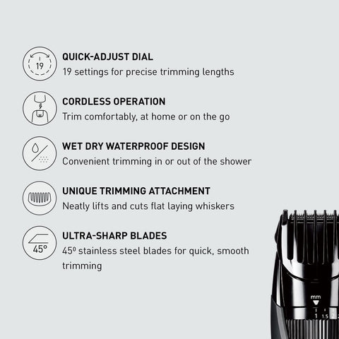 Panasonic Hair Trimmer GB42 Basic – Reliable Performance, Adjustable Settings, Comfortable Grip | Hair Trimmer