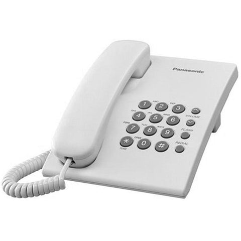 Panasonic KX-TS500MX Corded Landline Phone – Classic Design, Reliable Performance, Easy-to-Use – Landline Phones | Durable Corded Phone