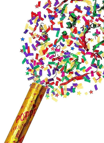 Party Popper – Best for Birthday, Wedding, Anniversary & Party Streamer | Confetti Cannon for Celebrations