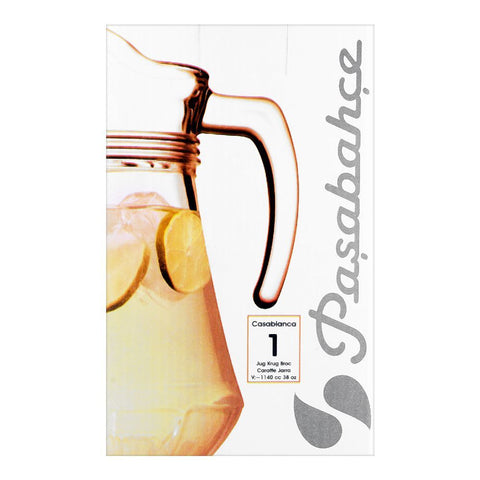 Pasabahce Casablanca Jug – 1.7 Liters, 43614 – Classic Glass Jug for Everyday Use