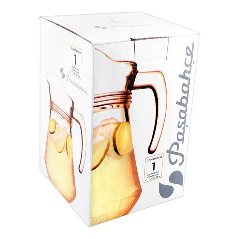 Pasabahce Casablanca Jug – 1.7 Liters, 43614 – Classic Glass Jug for Everyday Use