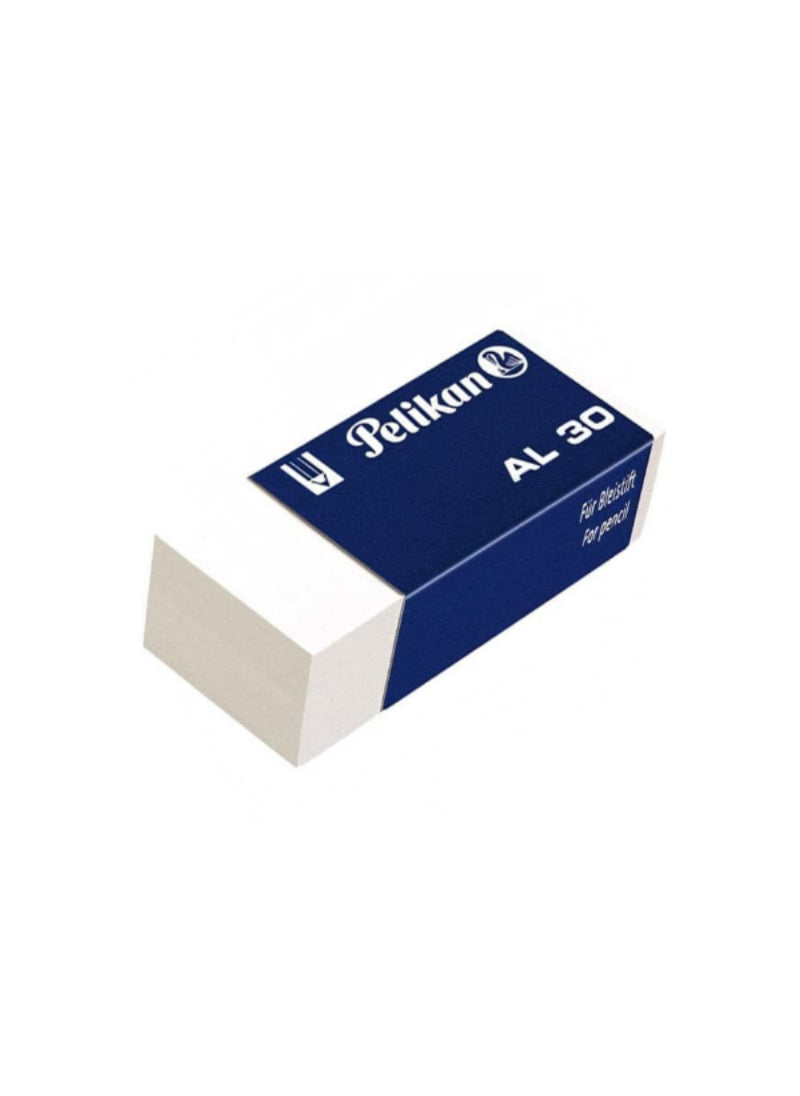 Pelikan Eraser Al30 – Soft, Smooth Erasing, Durable – Perfect for School and Office Use | Reliable and Convenient