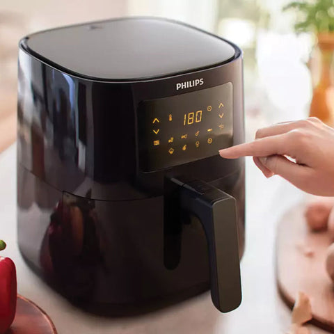 Philips Air Fryer HD9252/91 – Advanced Air Fryer with Rapid Air Technology, 4.1L Capacity, 7 Presets, Digital Touch Screen, Keep Warm Function – Air Fryer