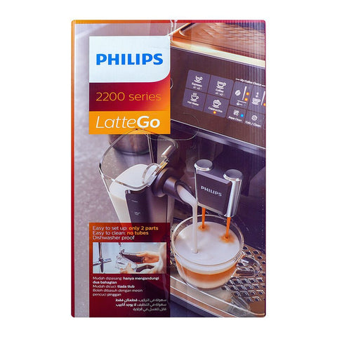 Philips Espresso EP2230 – 3.8lb Capacity, Ceramic Grinders, LatteGo System – Advanced Espresso Maker for Coffee Lovers – Coffee Machine