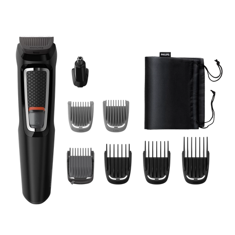 Philips Trimmer MG3730/15 Basic – Multi-Grooming Kit, Versatile Attachments, Precision Trimming | Trimmer