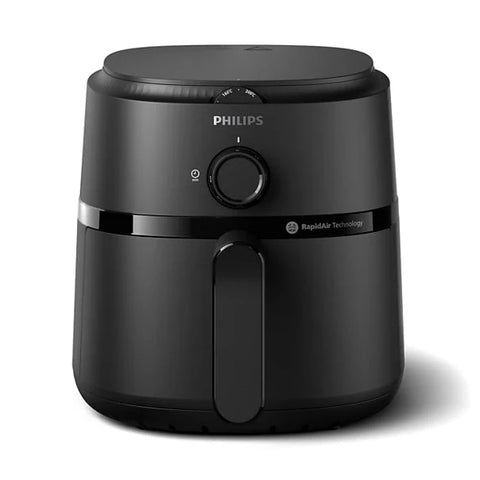 Philips Air Fryer NA110/00 – Compact Air Fryer with Rapid Air Technology, 1300W, 220-240V, 80-200°C Temperature Control – Includes Cord Storage, Automatic Shut-Off, and Dishwasher-Safe Parts – Ideal for Frying, Roasting, Baking, and More – Air Fryer