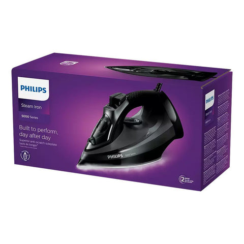 Philips DST5040/80 Steam Iron, Black, 2600W - 45 g/min - 200 g, Steam Boost