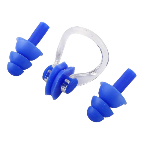 Sonecs Nosepin Earplugs Set For Swimming – Comfortable, Secure, Waterproof – Ideal for Swimmers