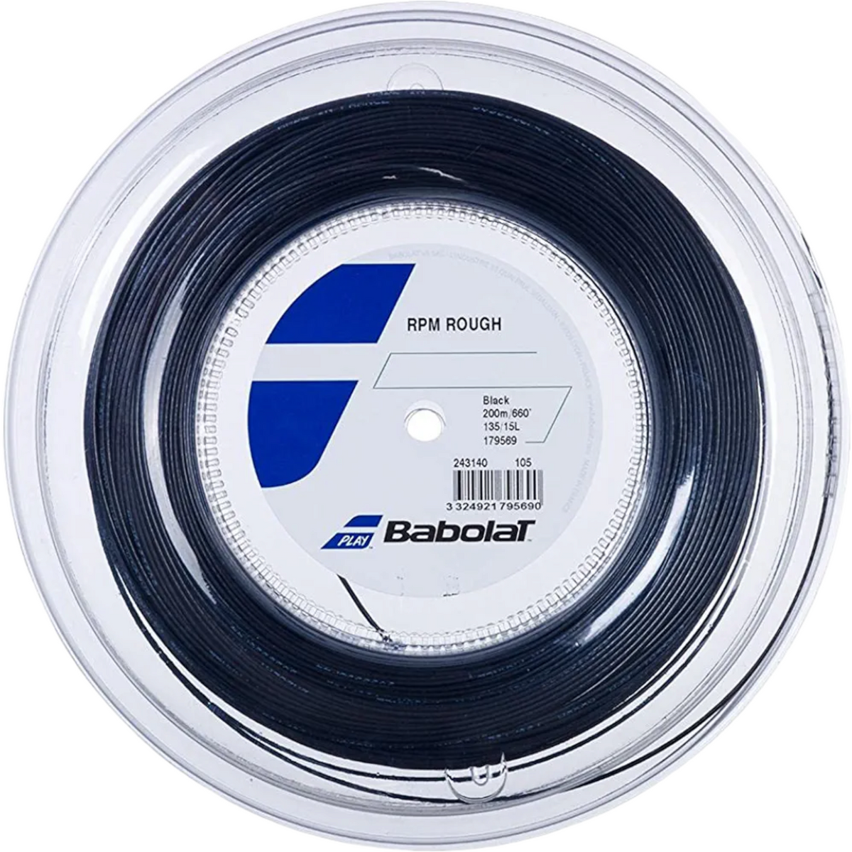 Babolat RPM Rough 17G Tennis String – Enhanced Spin, Greater Control, Durable Construction – Single Set