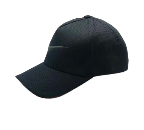 Nike Men's Heritage Dri-Fit Cap – Replica, Black, Stretch-Fit Construction, Curved Peak, Stitched Ventilation | Comfortable & Stylish Headwear