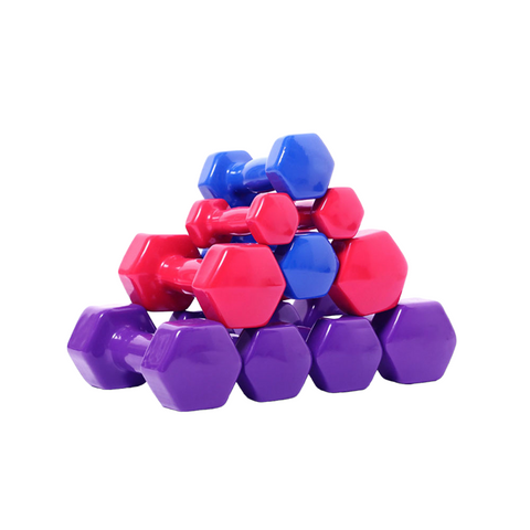 Sonecs Vinyl Coated Dumbbells - Pair: Stylish, Durable, and Essential for Effective Strength Training