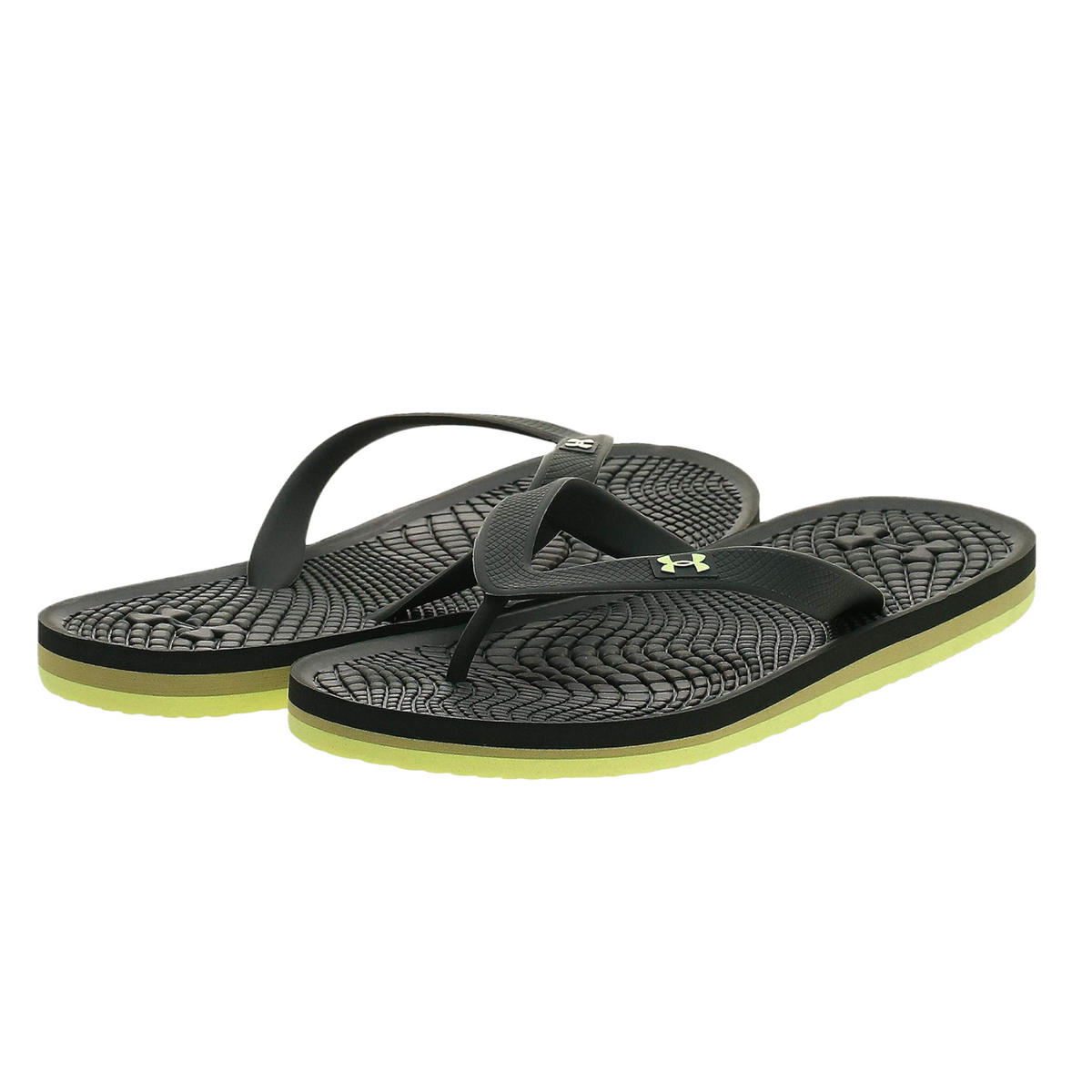 Under Armour Atlantic Dune Flip-Flops – Replica, Green – Soft Footbed, Flexible Design, Trendy Appearance – Great for Everyday Use