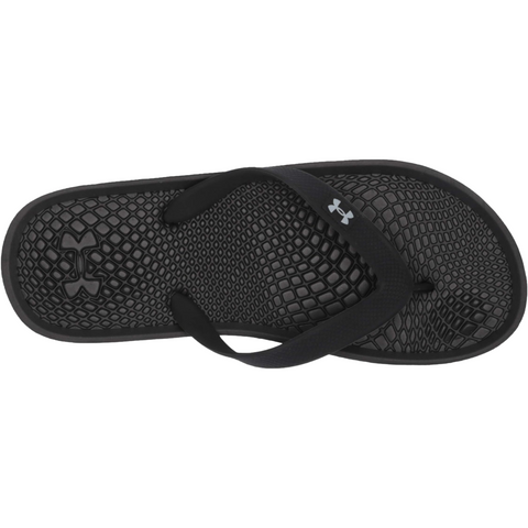 Under Armour Atlantic Dune Flip-Flops – Replica, Black – Comfortable Footbed, Lightweight Design, Stylish Look – Ideal for Casual Wear