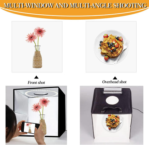 Photo Studio Light Box Photography Portable Folding Photo Booth 30cm – Compact Design, Portable, Easy Setup – Light Box | Ideal for Studio Photography