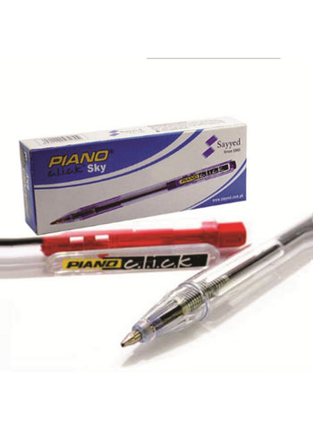 Piano Sky Ball Pen – Smooth Writing, Lightweight Design, High Durability – Ideal for Everyday Use | Pianio Click Series