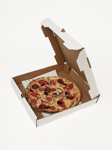 Pizza Box 12×12 Inches (Pack Of 10Pcs) – Biodegradable Disposable Food Packaging | Essentials