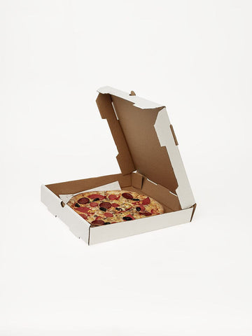 Pizza Box 12×12 Inches (Pack Of 10Pcs) – Biodegradable Disposable Food Packaging | Essentials