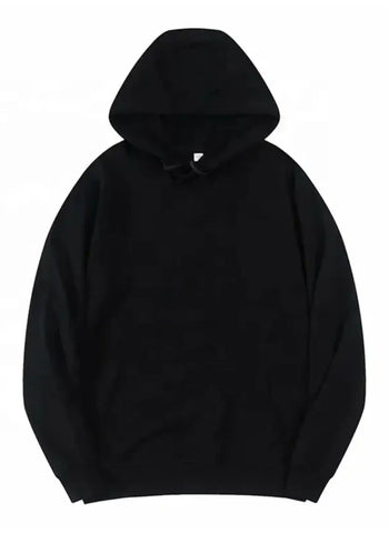 Plain Fleece Pullover Hoodie – Winter Hoodie for Men, Soft and Comfortable Hooded Sweatshirt for Cold Weather