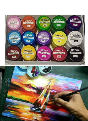 Poster Color Set – 15 Pieces, Vibrant & Versatile | Perfect for Art Projects & Painting Enthusiasts