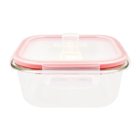 Pyrex Easy Vent Square Glass Food Storage with Lid 515ml – Ventilated Lid, Durable Glass, Microwave Safe – Food Storage Container | Perfect for Small Meals