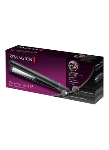 REMINGTON Hair Straightener Ceramic Glide 230 S3700 – Ceramic Glide Technology, High Heat, Smooth Finish – Hair Styling | For Effortless Styling