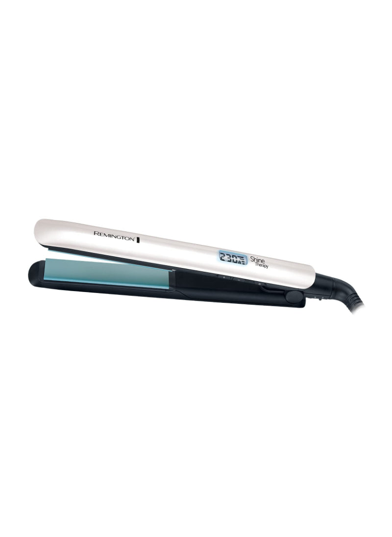 REMINGTON Hair Straightener Shine Therapy S8500 – Advanced Technology, Smooth, Shiny Hair, Ceramic Plates – Hair Styling | Ideal for Healthy Hair