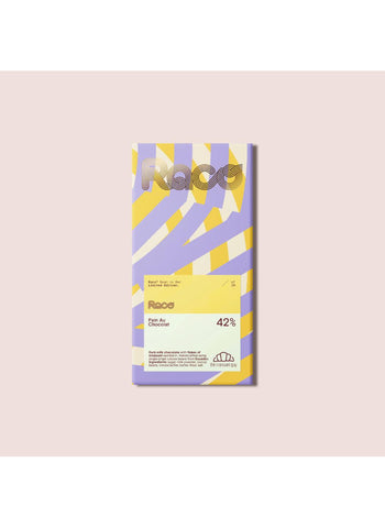 Raco Pain au Chocolat 42% Big Bar – Rich Cocoa, Buttery Pastry Notes, Smooth Texture – Gourmet Chocolate Treat | Indulgent & Satisfying