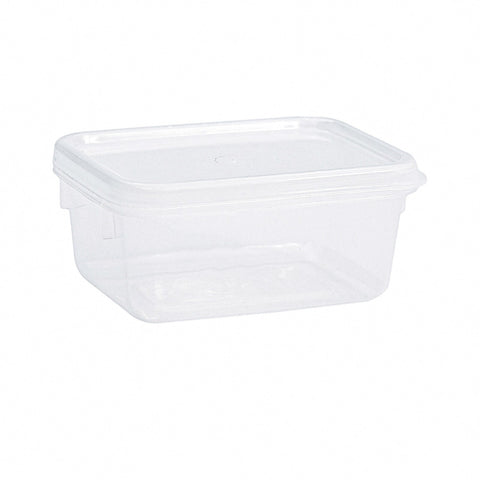 Rectangle 150ml - 250 ml Containers with Lids – Small Disposable Food Storage