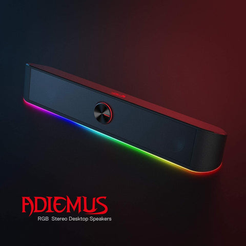 Redragon GS-560 Adiemus Gaming Speaker – Surround Sound, Gaming Focused, Compact Design – Soundbar | GS-560