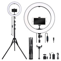 Adjustable LED Ring Light With Mobile Holder