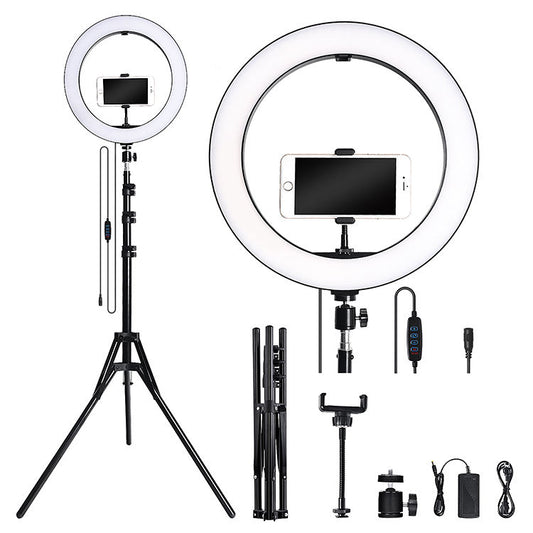 Adjustable LED Ring Light With Mobile Holder