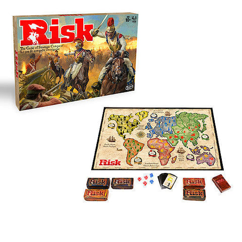 Risk Strategy Game – Global Domination Board Game for 2-6 Players, Classic Strategic Gameplay with World Map, Conquest and Diplomacy Elements – Ideal for Board Game Enthusiasts