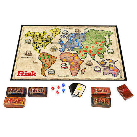 Risk Strategy Game – Global Domination Board Game for 2-6 Players, Classic Strategic Gameplay with World Map, Conquest and Diplomacy Elements – Ideal for Board Game Enthusiasts