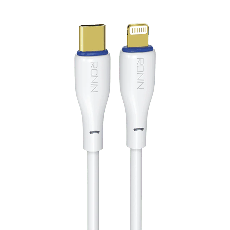 Ronin Cable R-2010- Type C To iPhone Cable – Compact Design, Efficient Data Transfer, Durable Build – Chargers & Cables | Reliable Type-C Cable