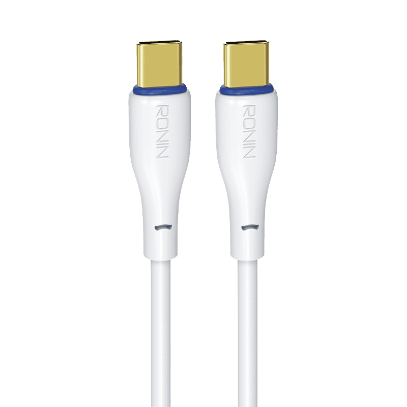 Ronin R-2005 Type-C to Type-C Cable – Durable Design, Fast Charging, Efficient Data Transfer – Chargers & Cables | High-Quality Type-C Cable