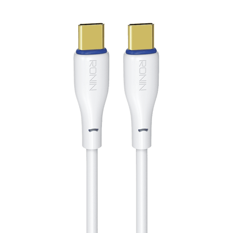 Ronin R-2005 Type-C to Type-C Cable – Durable Design, Fast Charging, Efficient Data Transfer – Chargers & Cables | High-Quality Type-C Cable