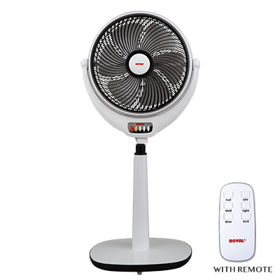 Royal Louver Pedestal Fan – Adjustable, Quiet Operation, High Performance – Cooling | Ideal for Living Rooms and Offices