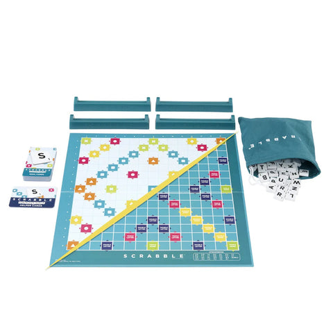 Scrabble 2-in-1 Double-Sided Board Game – Classic Word Game & Strategy Fun – Perfect for Family Game Nights | Brand: Scrabble