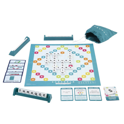 Scrabble 2-in-1 Double-Sided Board Game – Classic Word Game & Strategy Fun – Perfect for Family Game Nights | Brand: Scrabble