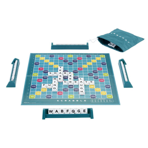 Scrabble 2-in-1 Double-Sided Board Game – Classic Word Game & Strategy Fun – Perfect for Family Game Nights | Brand: Scrabble