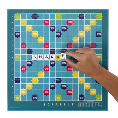 Scrabble 2-in-1 Double-Sided Board Game – Classic Word Game & Strategy Fun – Perfect for Family Game Nights | Brand: Scrabble